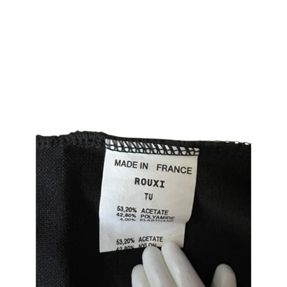 Vintage Morgan De Toi Mini Dress Rhinestone Detail Size S - Picture 8 of 9